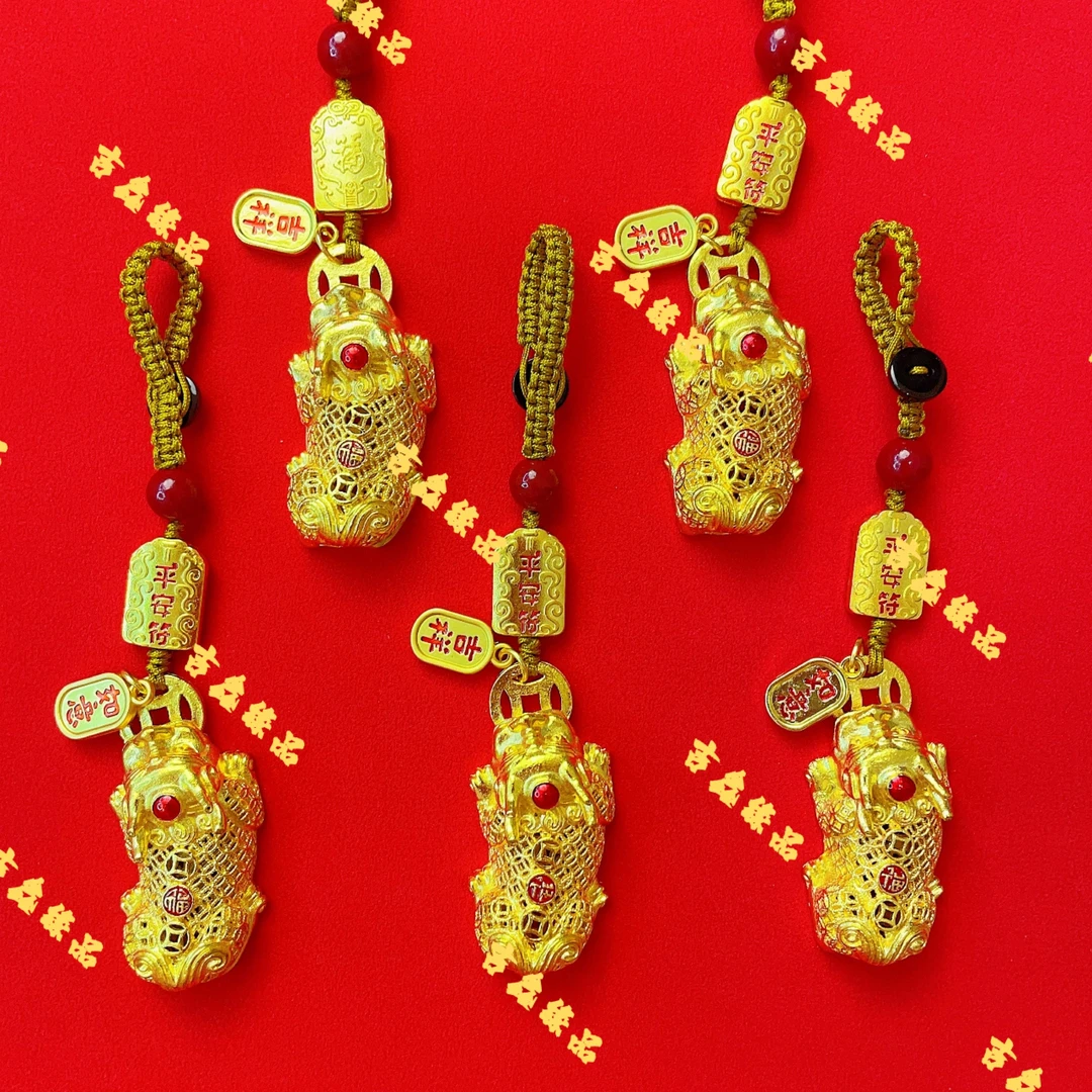 【师傅推荐】蛇年鈉財咬錢大貔貅钥匙扣挂件生肖男女通用高级感挂饰