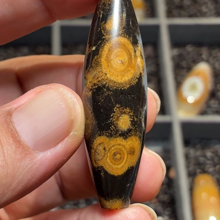 玛瑙/玉髓散珠_HEIMORI 天然天珠