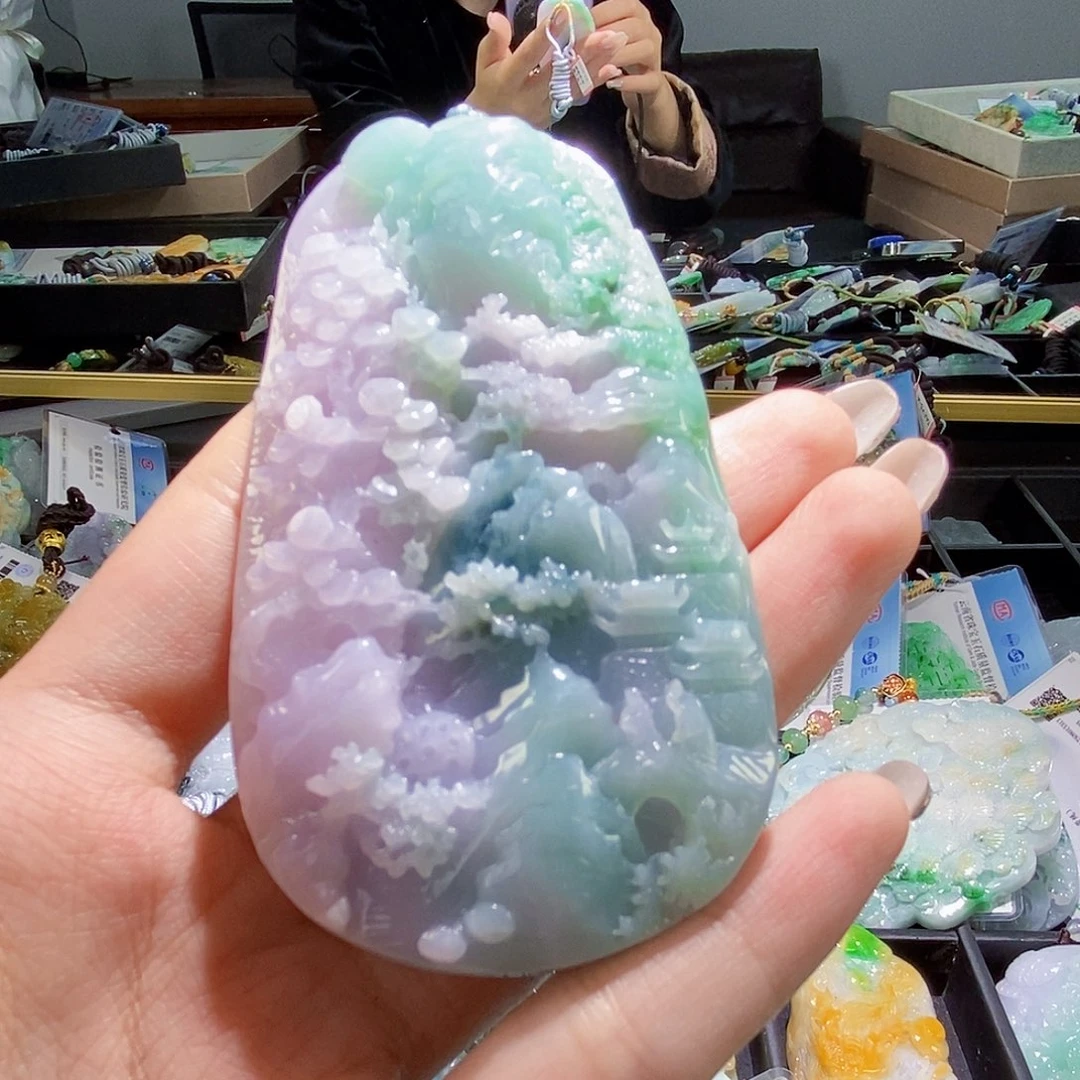 颈饰未镶嵌翡翠翡翠