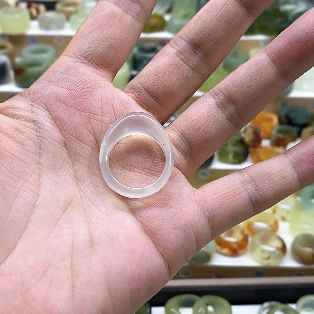 喵***姐岫玉未镶嵌天然玉石戒指