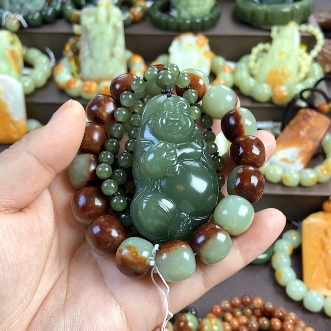 G***猫透闪石质玉未镶嵌手串