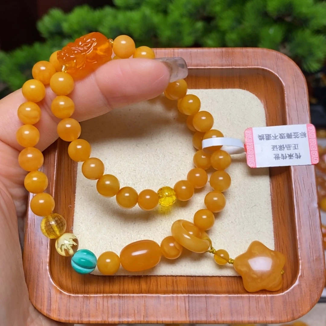 【闪购商品】手链蜜蜡未镶嵌手串