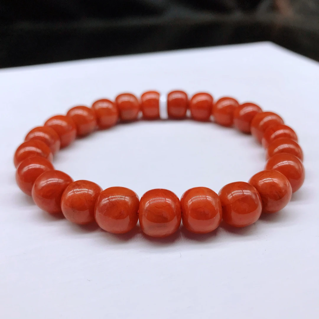 【小雪】南红四川瓦西货头老型精工百搭手串10mm