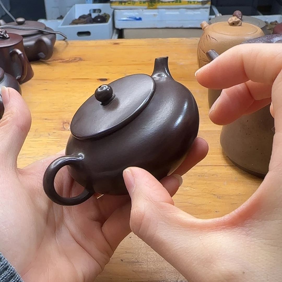 紫砂茶壶民间手艺人全手工制作