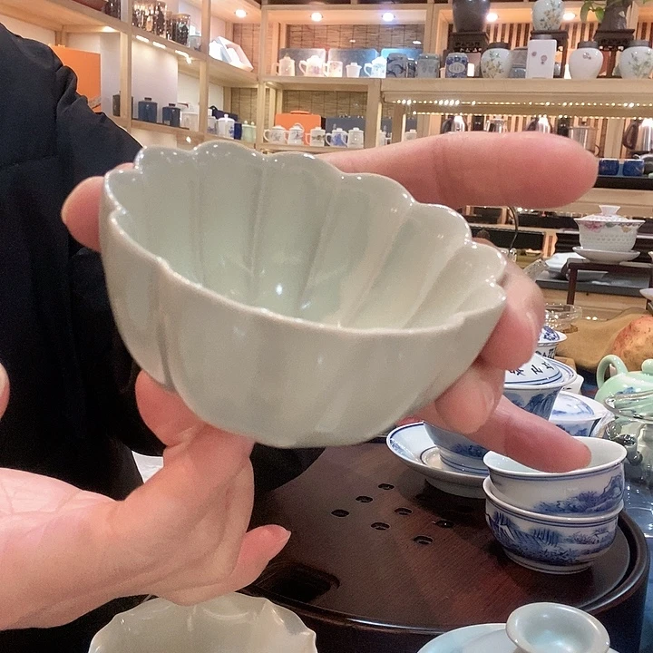 汝窑瓷器主人杯瓷器