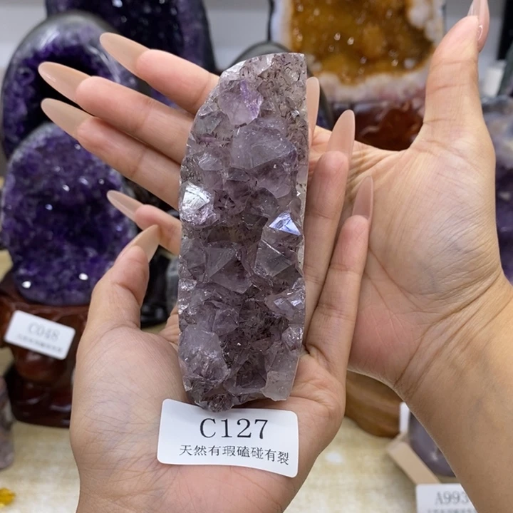 未镶嵌大型摆件（非配饰）紫晶