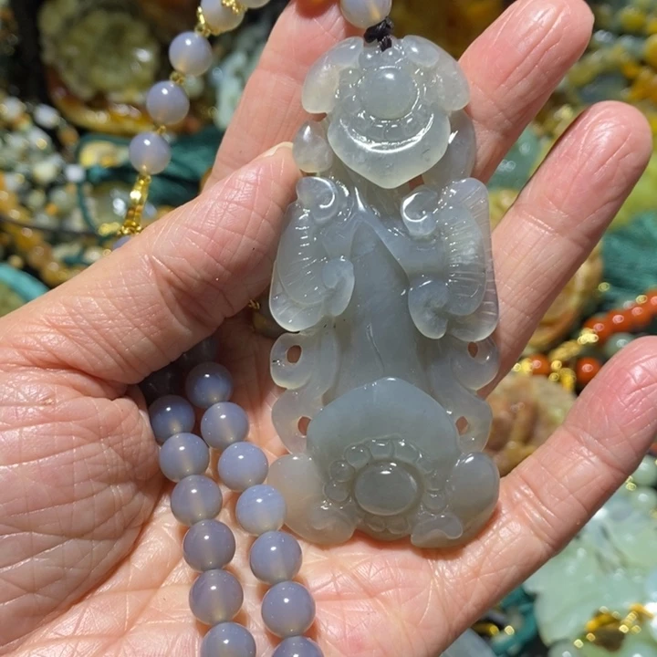 岫玉岫玉吊坠未镶嵌