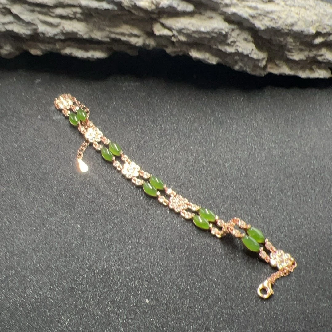 BY0125FXH标43 和田玉手链