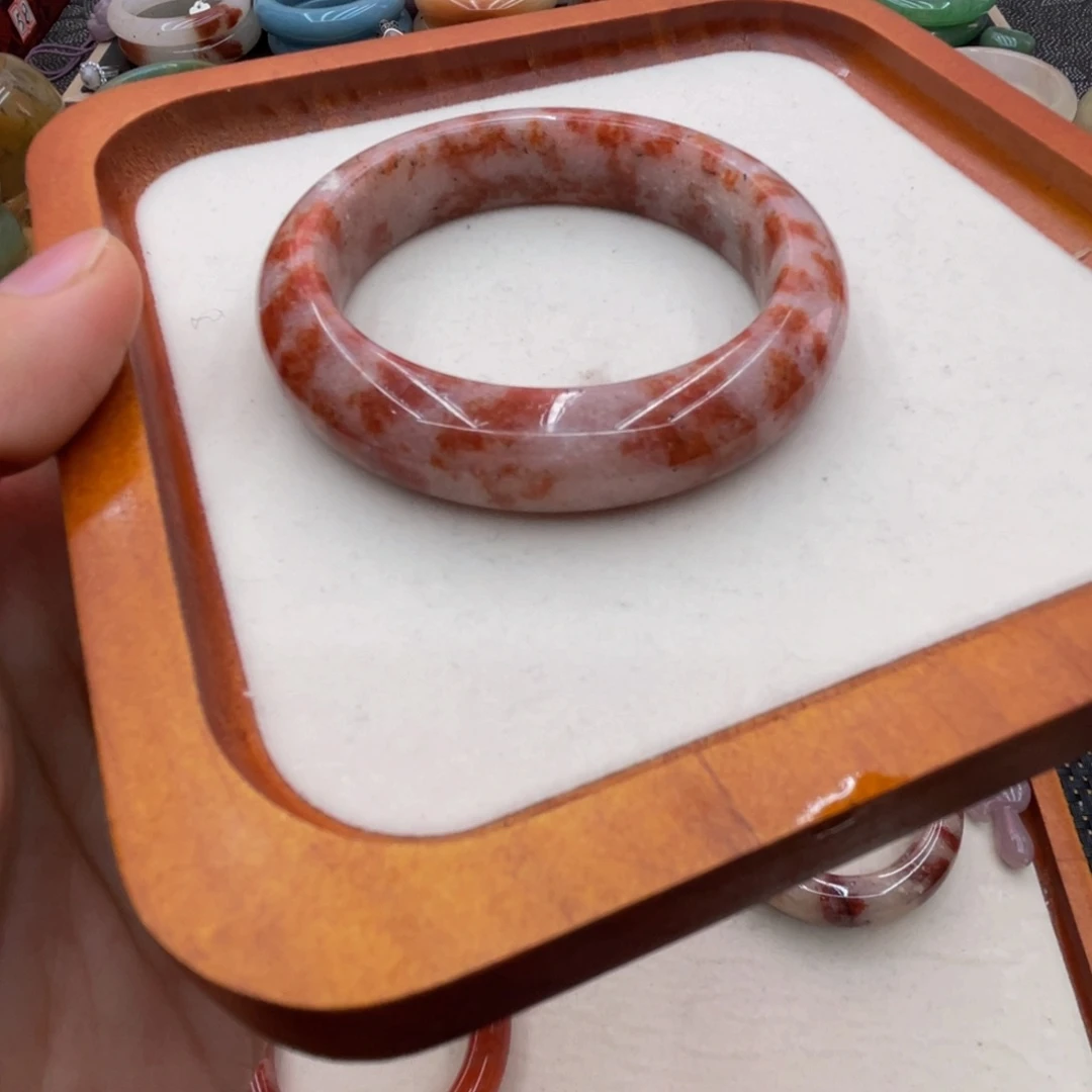 石英岩玉未镶嵌圈口50/51