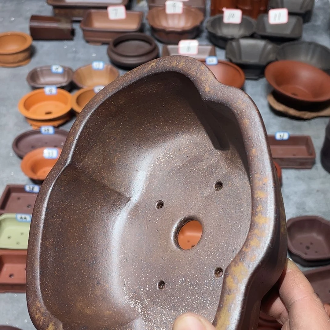 紫砂紫砂小盆18*14*5