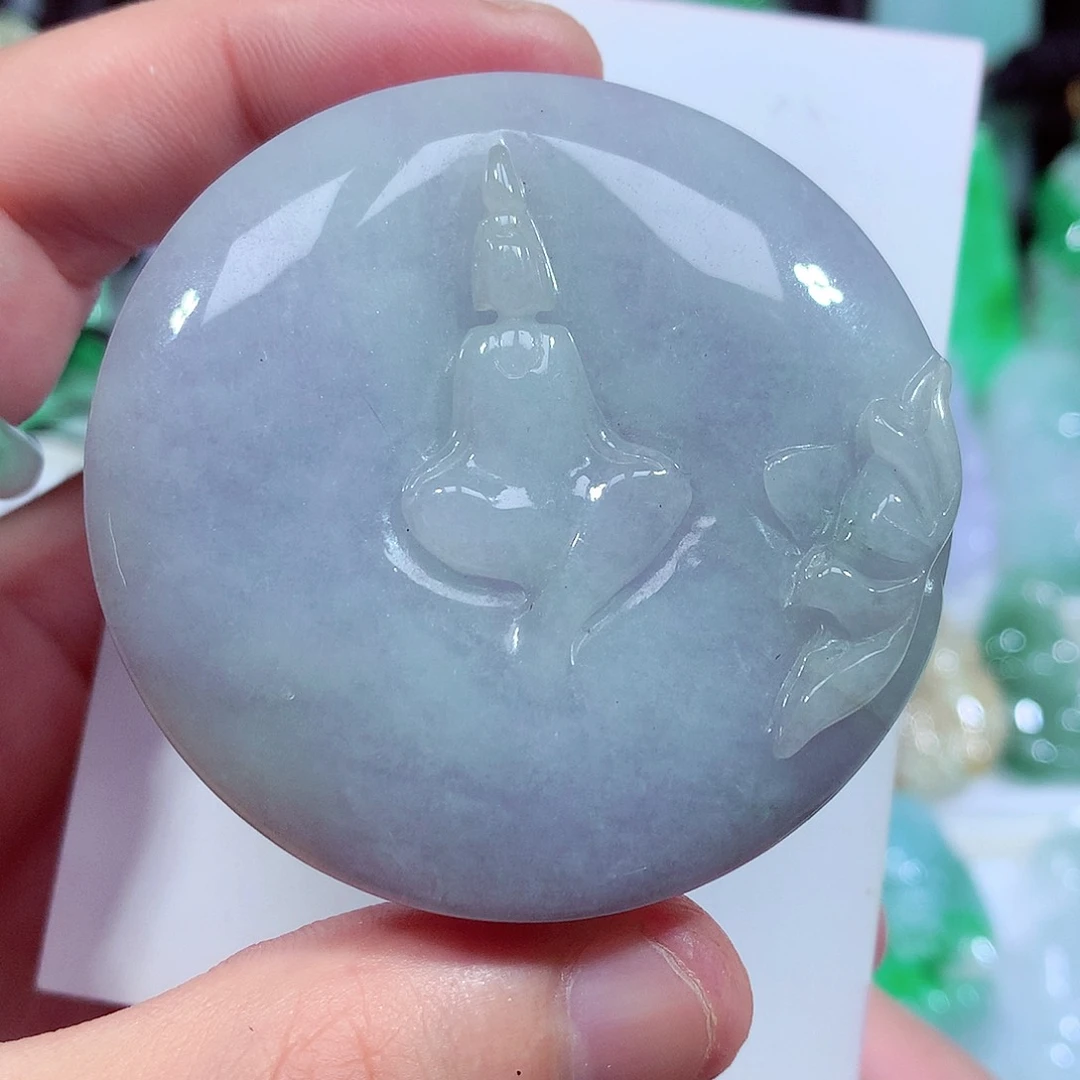 翡翠未镶嵌吊坠(不含链)缅甸翡翠