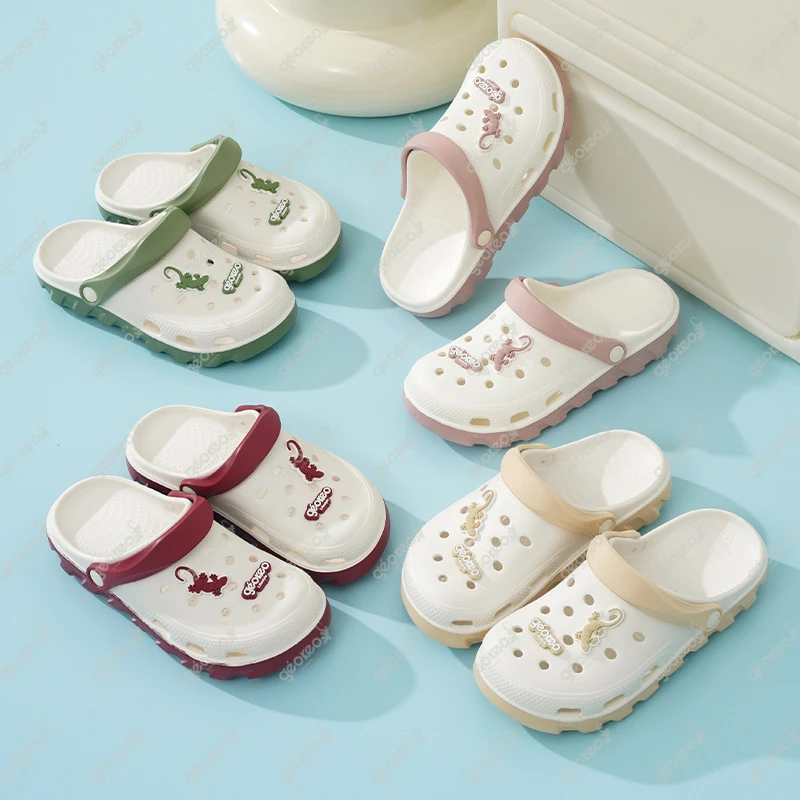 11【80】2025简约壁虎双色外穿花园鞋