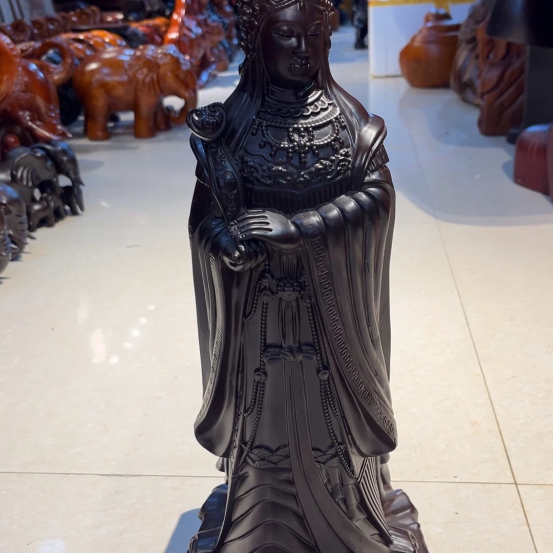 风车木（黑檀木）黑檀妈祖