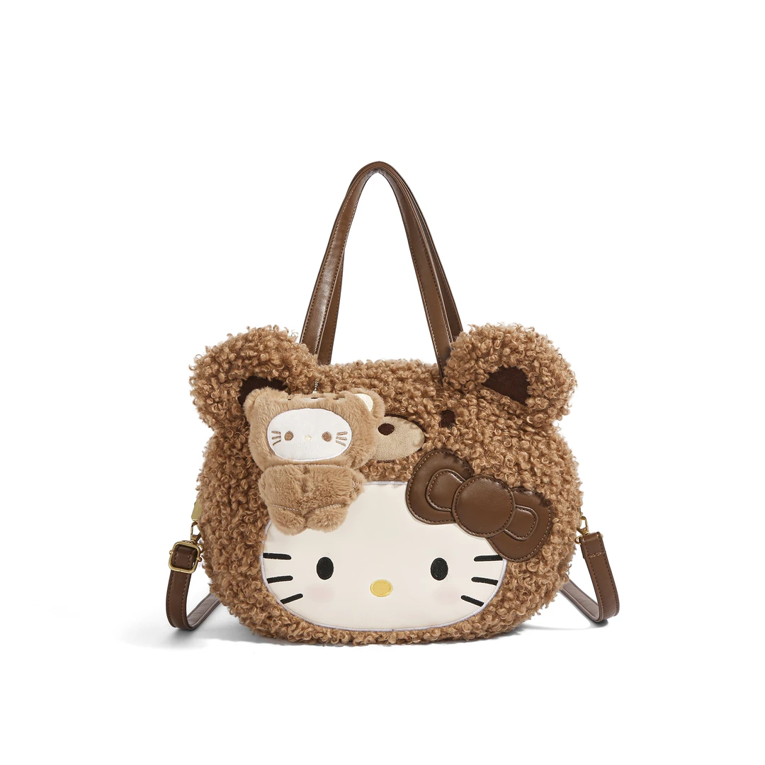 一张同学《 大脸卷毛k》长约37宽9高27cm时尚一包多背C8243棕