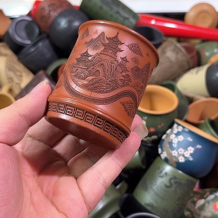 茶杯紫砂全手工紫砂主人杯
