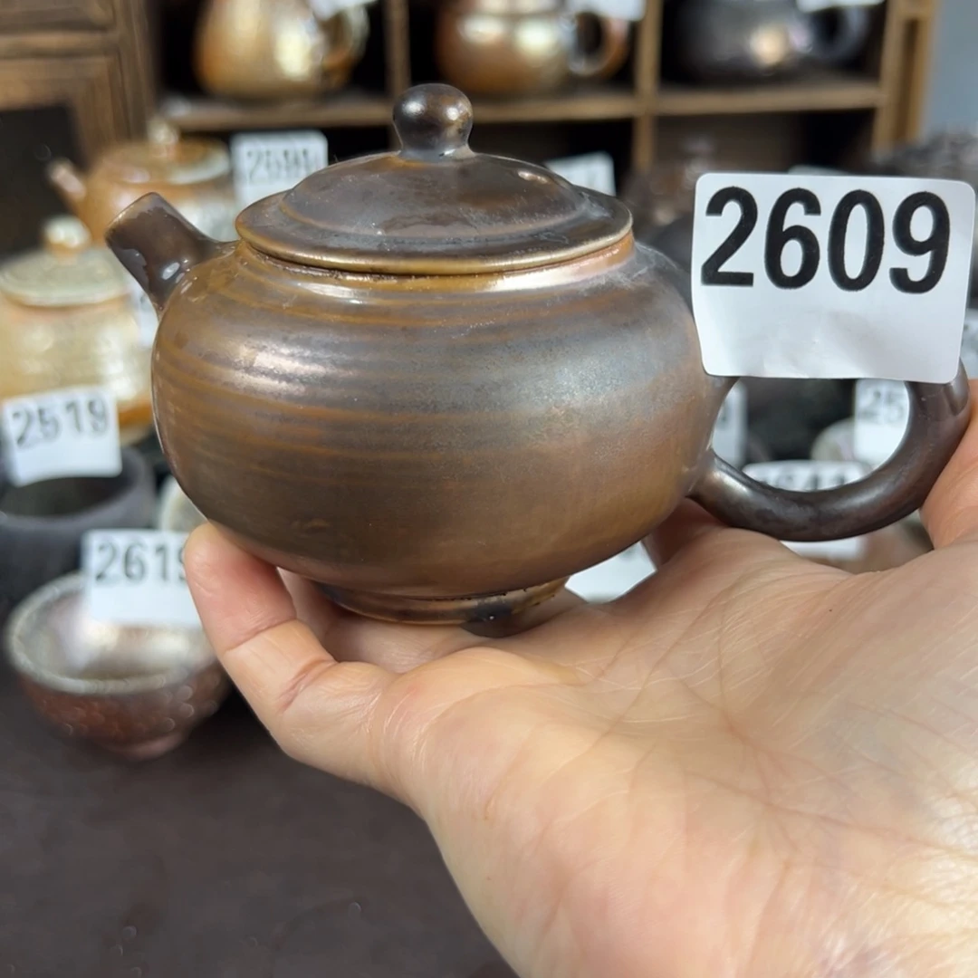 杯刘*柴烧茶器主人壶