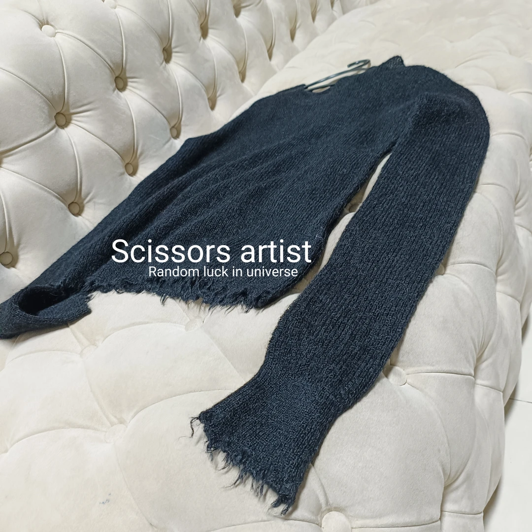 【Scissors artist】高端设计师走秀女装毛衣5112