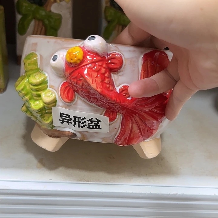 紫砂花盆粗陶材质多肉花盆