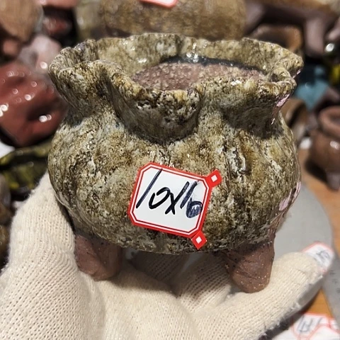 粗陶花盆制作就这样的