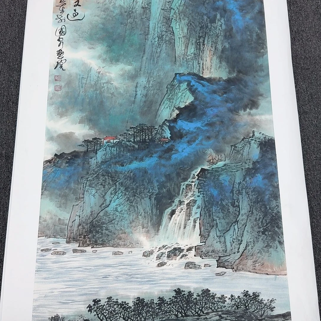 国画多次参加国内外大型