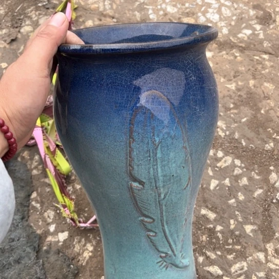 红陶口18高34瑕疵