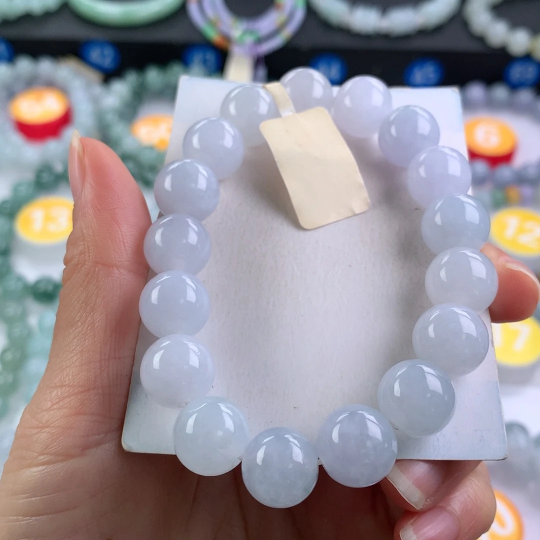 翡翠未镶嵌手链卡12.3