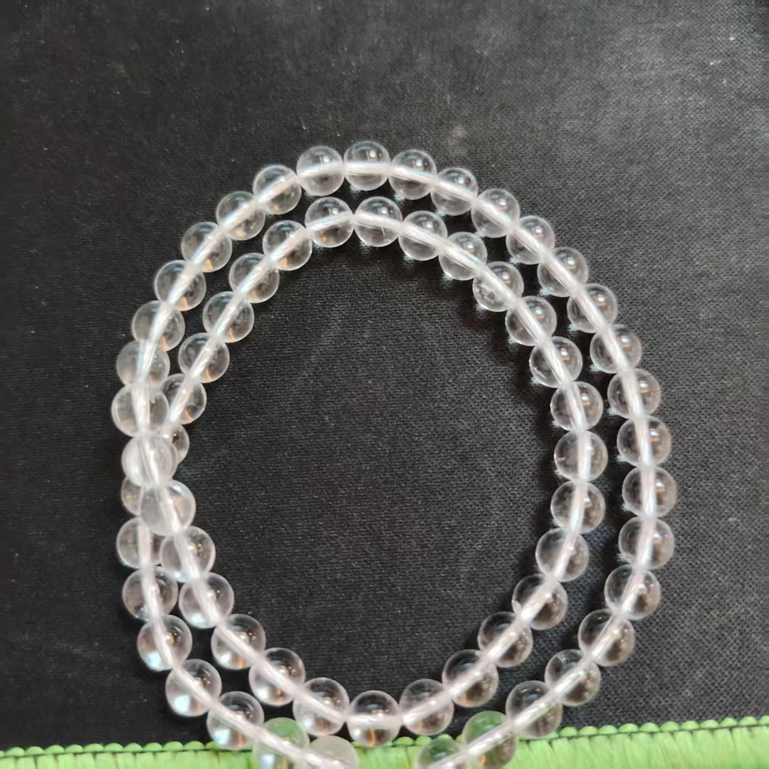 【巨伶石】白水晶手串