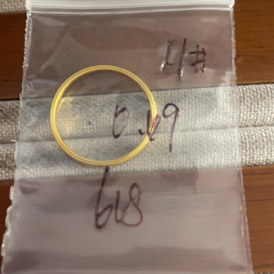 克重0.49 11号 猫眼戒指 足金999