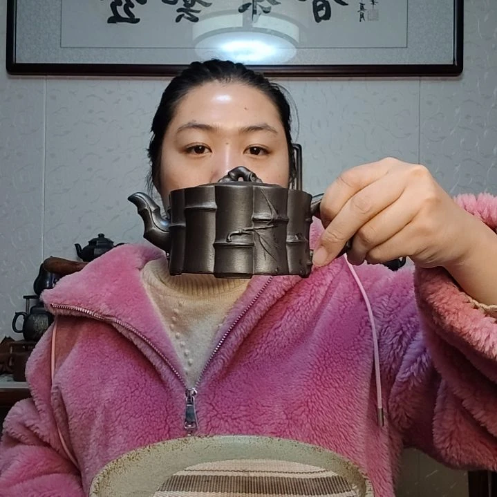 茶壶朱泥300毫升石黄节节高升