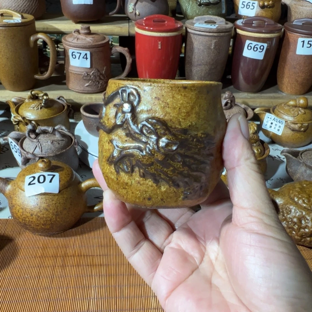 缸120 毫升原谷粗瓷高温瓷