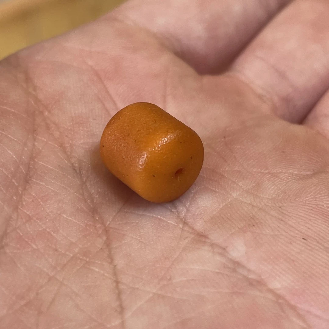 【佳哥严选】 J96312-蜜蜡老蜡高桩桶珠单籽-尺寸10+mm左右