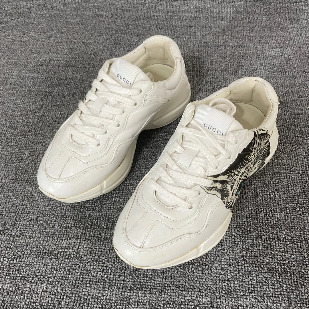 95新 GUCCI/古驰 猫眼老爹鞋 34.5码