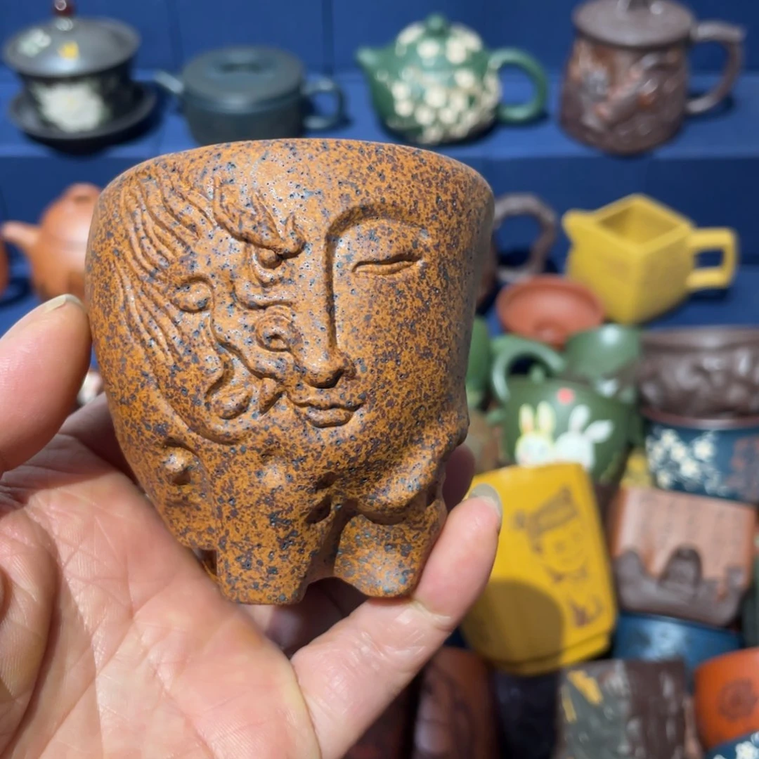 原矿紫砂手工主人杯