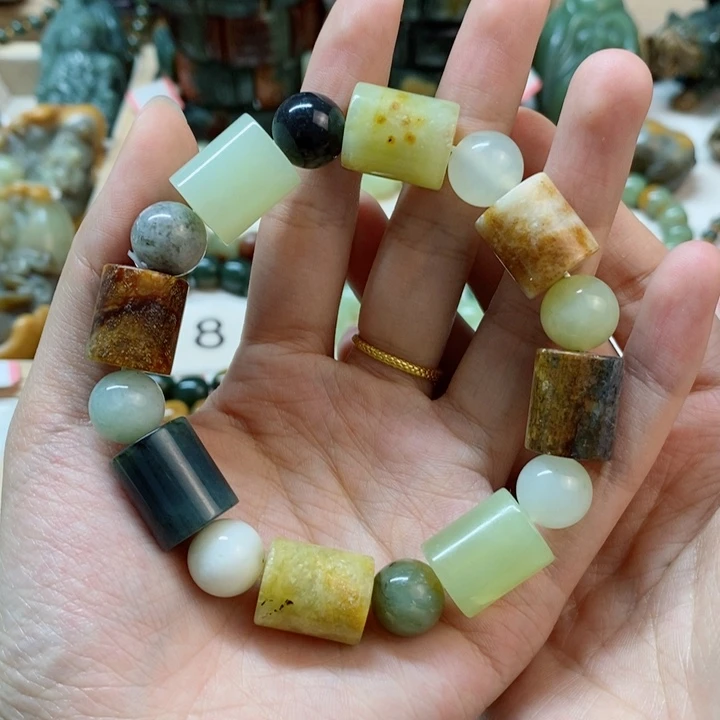 蛇纹石玉未镶嵌手串
