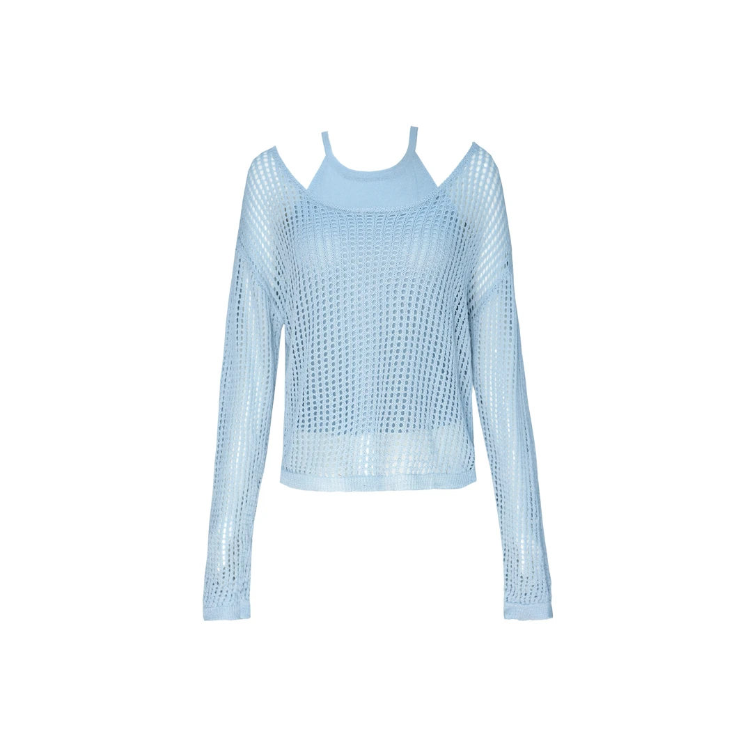 OneKoilin“时光织梦”编织系列日常度假感百搭针织罩衫 SGZM