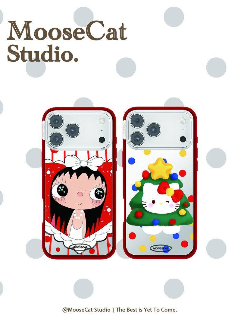 【小玉和KITTY】红框亚克力轻薄贝贝壳防摔手机壳