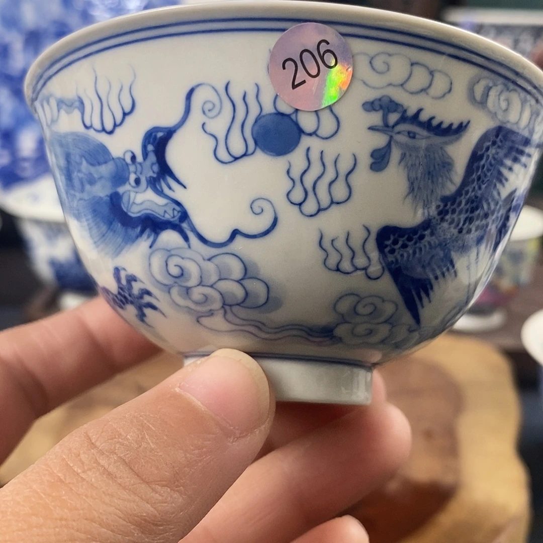 瓷片景德镇手绘青花茶器206