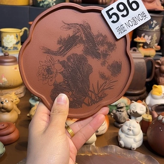 紫砂茶杯紫砂杯垫
