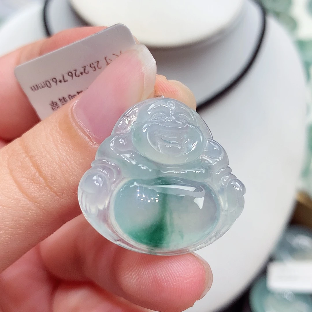 颈饰未镶嵌翡翠翡翠140，25.2/26.7/6