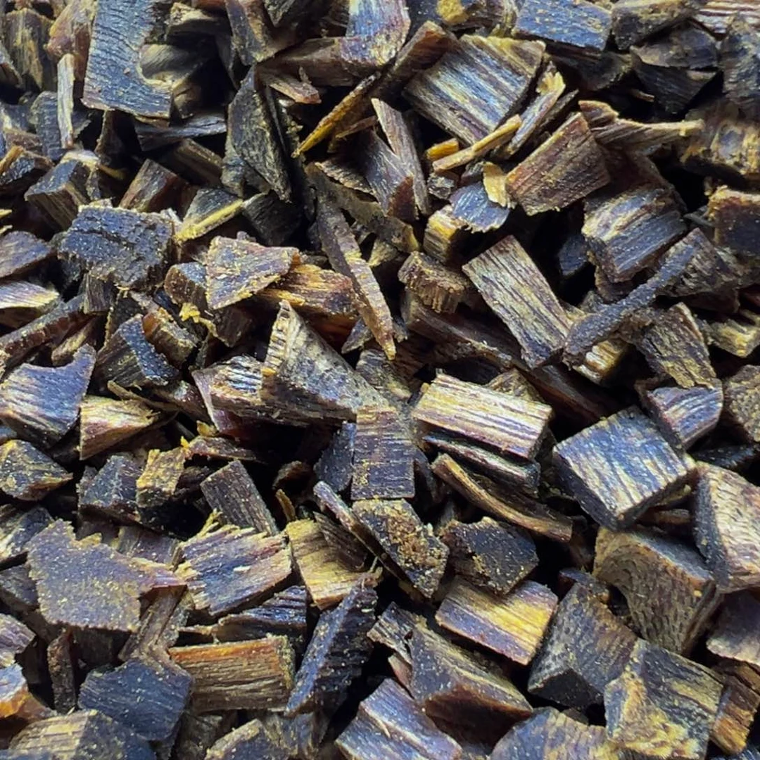 沉香碎屑沉香陈**洱绿奇楠沉香高端小米粒53克