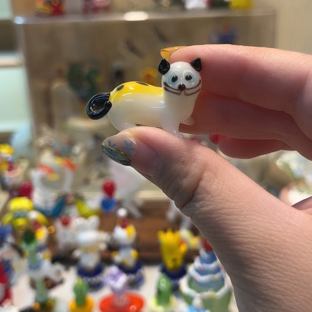 手工艺品琉璃料器小猫