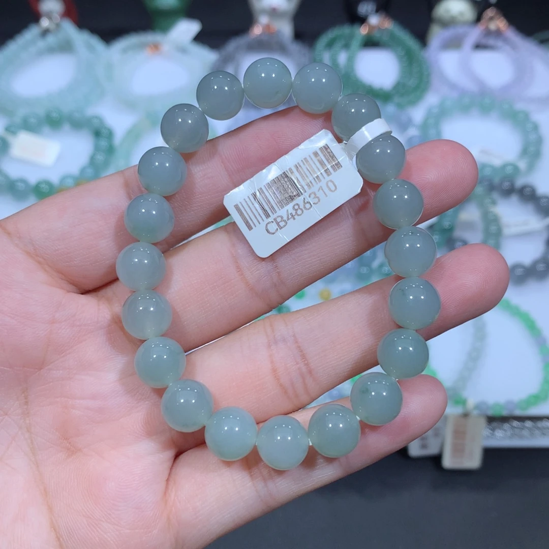 未镶嵌手串翡翠天然