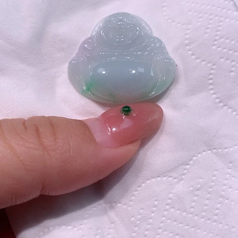 颈饰未镶嵌翡翠佛公