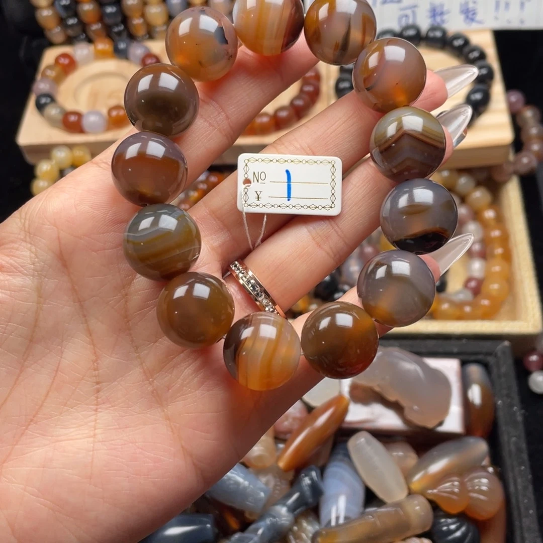 玛瑙/玉髓未镶嵌手链