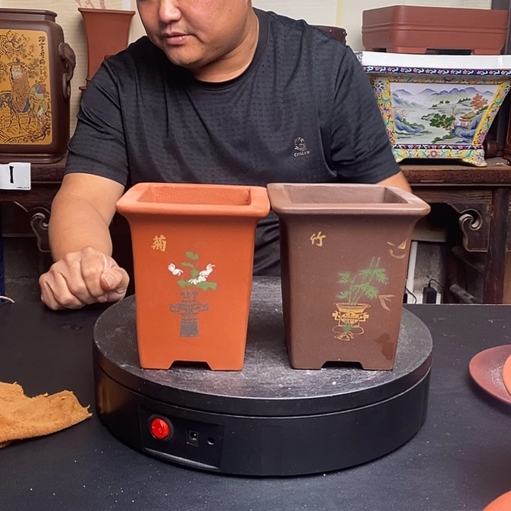 紫砂花盆货号一只两个方子