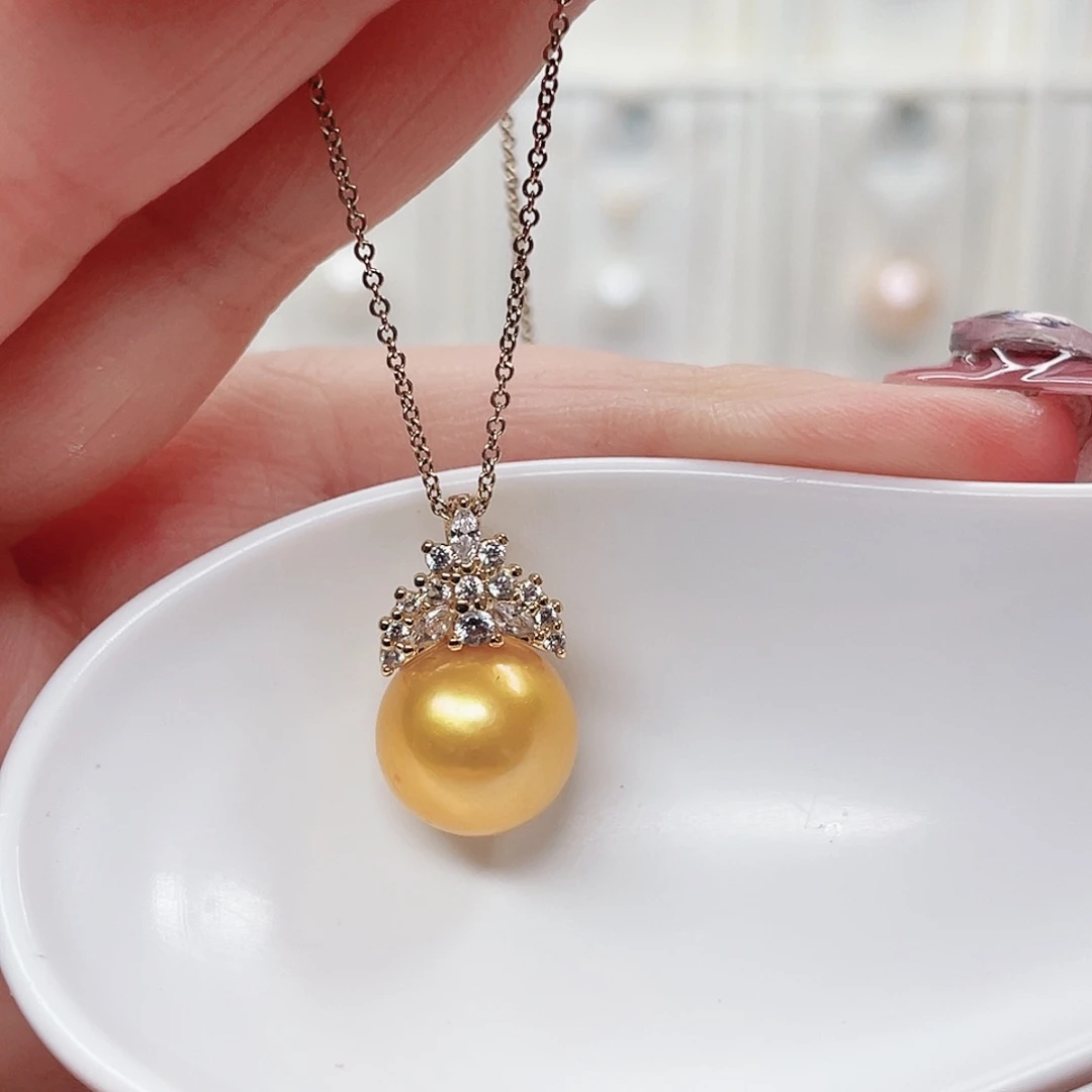 淡水珍珠吊坠(赠链)合金