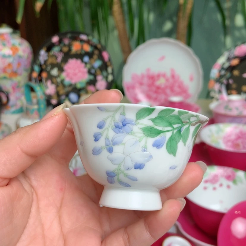 【闪购商品】孤品放漏紫藤花景德镇