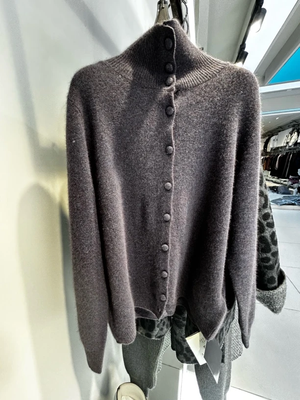 薄款针织短款厚款长袖落肩袖毛衣网红百搭时尚高领气质圆领