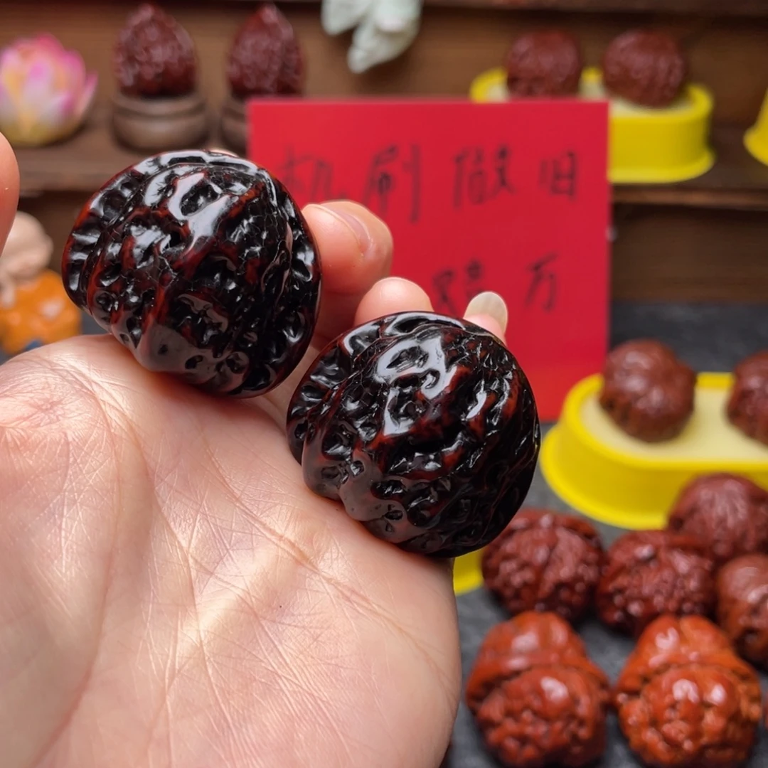 吊坠文玩核桃文玩核桃 手把件 地闷 37