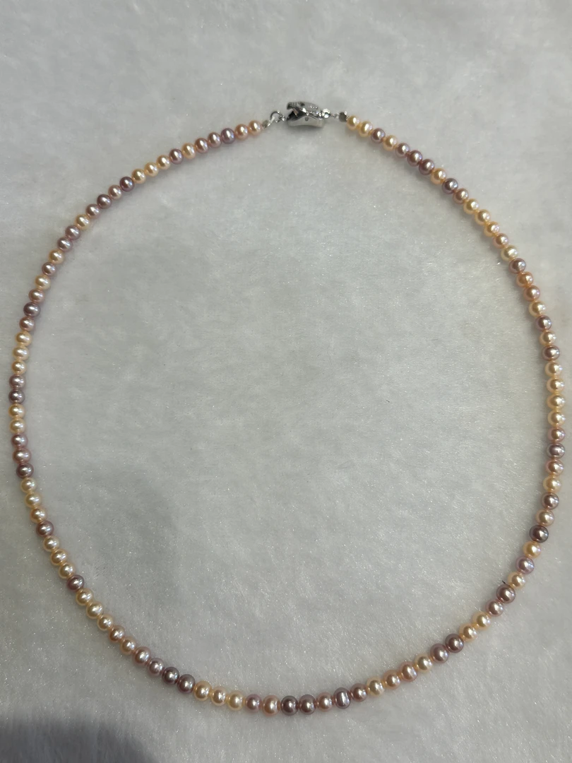 糖果混彩珍珠项链